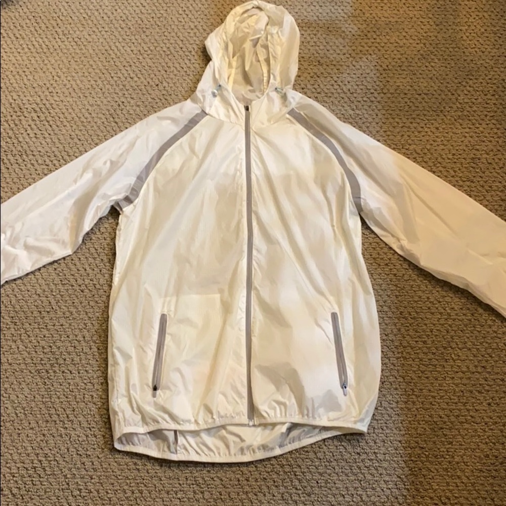 Men’s XL Orange Theory zip up windbreaker